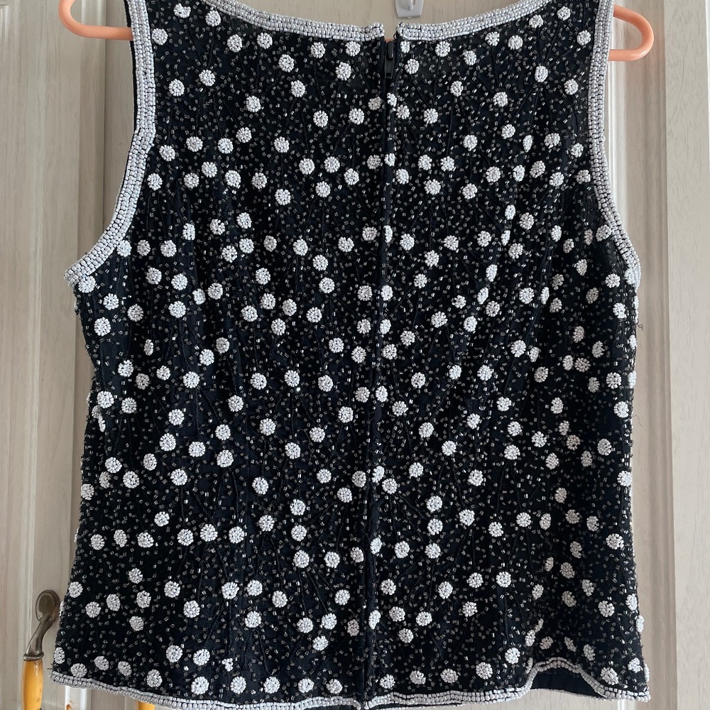Appellate boutique evening embroidered top